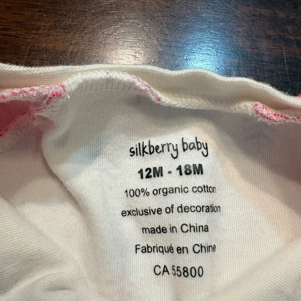 Silkberry Baby Organic Cotton One-Piece Romper 12-18 Months